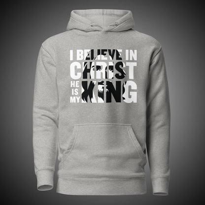 He Is My King Christian Unisex Hoodie