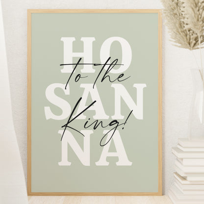 Digital Download: "Hosanna" Fine Art Print for Easter