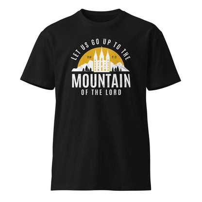 Mountain of the Lord - Gold  |  Unisex premium t-shirt