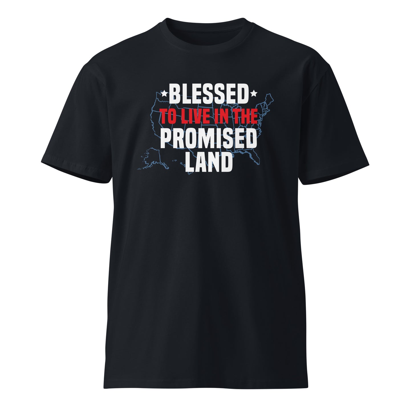 Blessed to live in the Promised Land  |  Unisex premium t-shirt